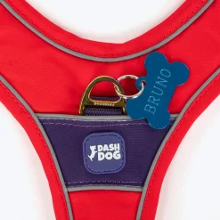 Dash Dog Walk Pro Harness For Dog - Red & Purple