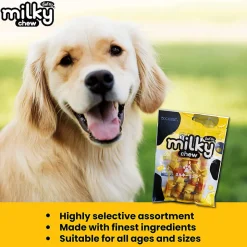 Dogaholic Milky Chew Cheese & Chicken Bone - 10 Pcs - 150 g