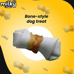 Dogaholic Milky Chew Cheese & Chicken Bone - 10 Pcs - 150 g