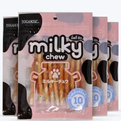 Dogaholic Milky Chew Chicken Stick Style - 10 Pcs - 130 g