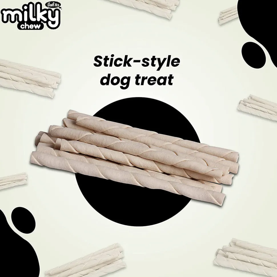 Dogaholic Milky Chew Stick Style Treat For Dog - 240 g (30 Pcs)