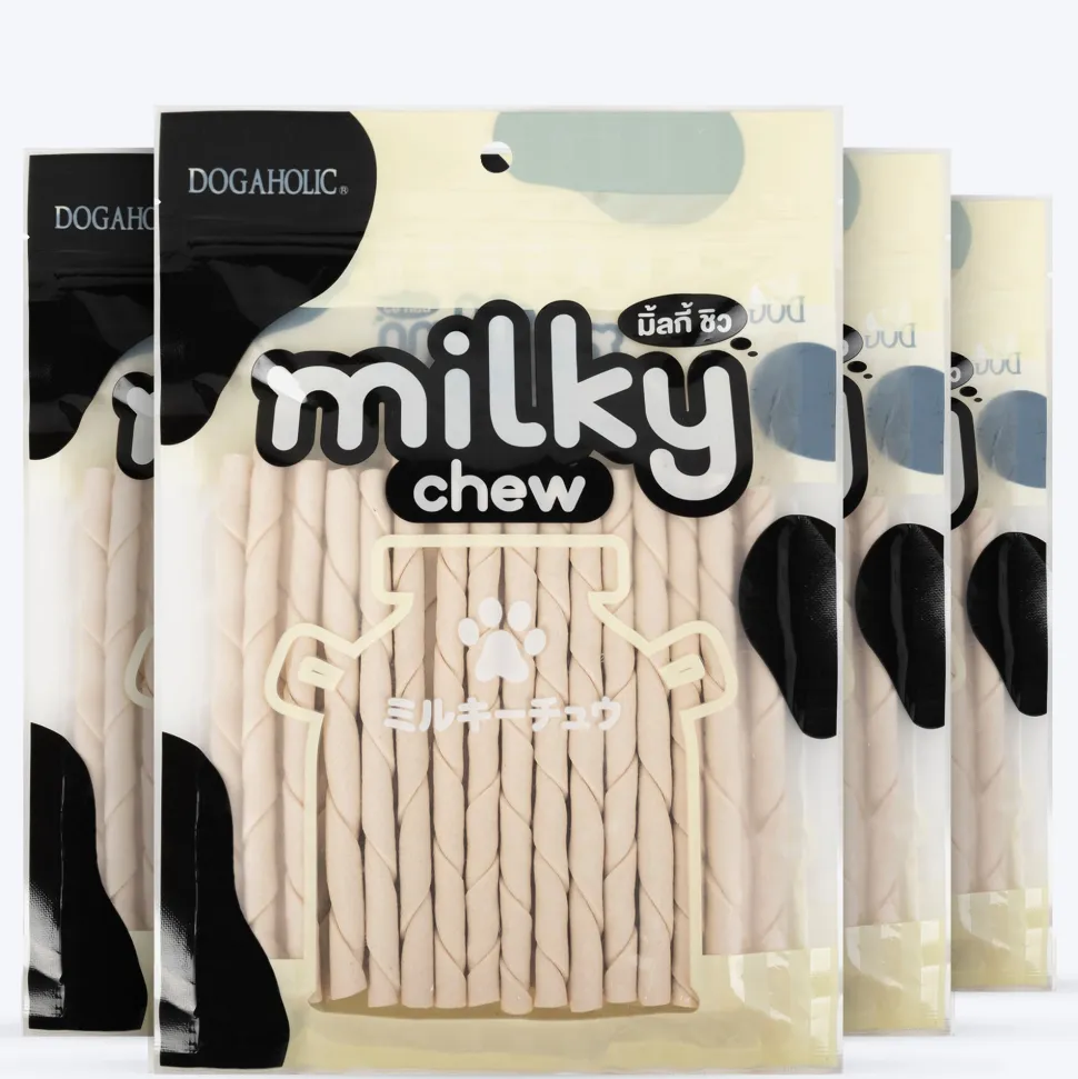 Dogaholic Milky Chew Stick Style Treat For Dog - 240 g (30 Pcs)
