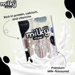 Dogaholic Milky Chew Stick Style Treat For Dog - 240 g (30 Pcs)