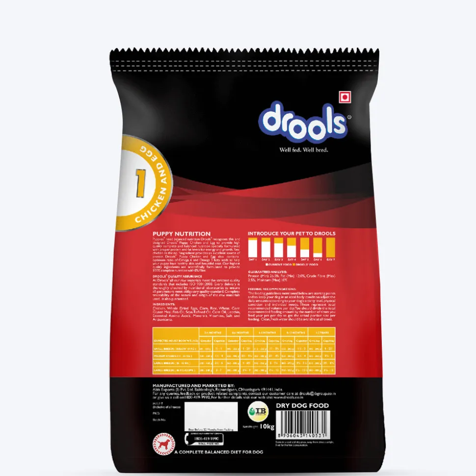 Drools Chicken and Egg Dry Food For Puppy