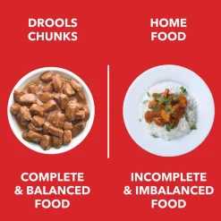 Drools Real Chicken and Chicken Liver Chunks in Gravy Puppy Wet Dog Food - 150g packs