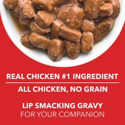 Drools Real Chicken and Chicken Liver Chunks in Gravy Puppy Wet Dog Food - 150g packs