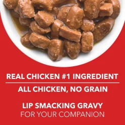 Drools Real Chicken and Chicken Liver Chunks in Gravy Wet Food For Adult Dog - 150 g