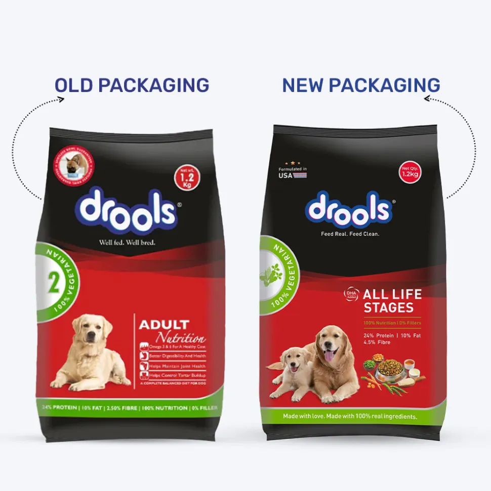 Drools 100% Vegetarian Dry Food For All Life Stages Dog