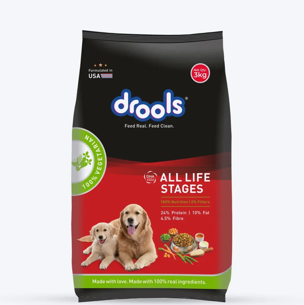 Drools 100% Vegetarian Dry Food For All Life Stages Dog