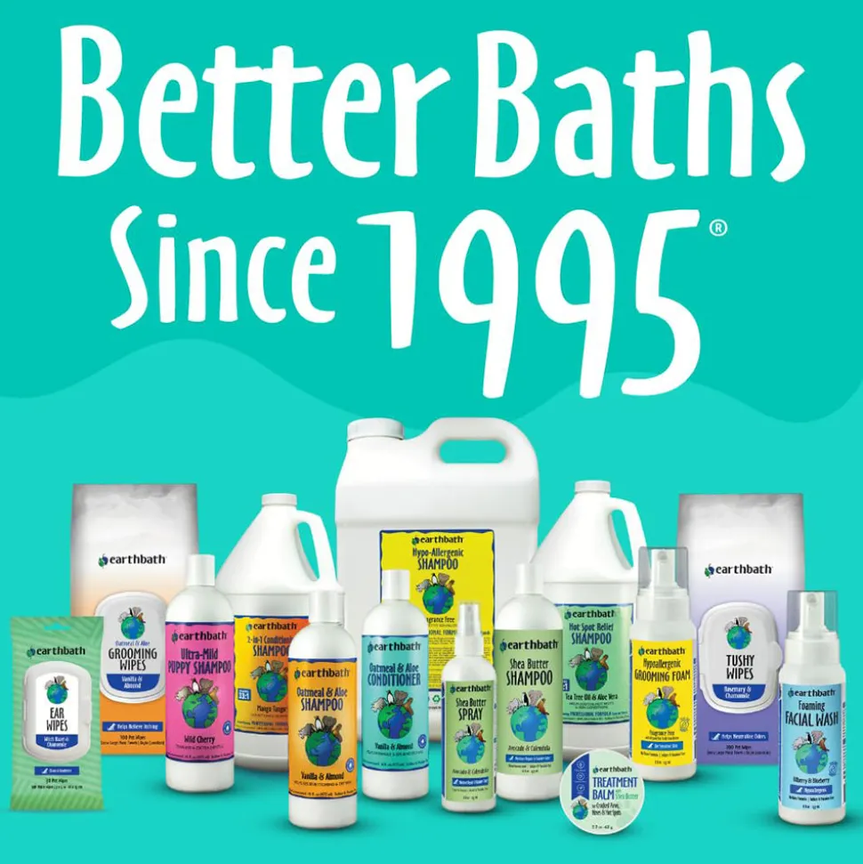Earthbath Hypo-Allergenic Shampoo For Dog & Cat (Fragrance free) - 472 ml