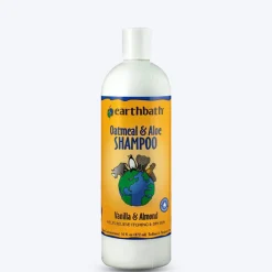 Earthbath Oatmeal & Aloe Shampoo For Dog & Cat (Vanilla & Almond) - 472 ml