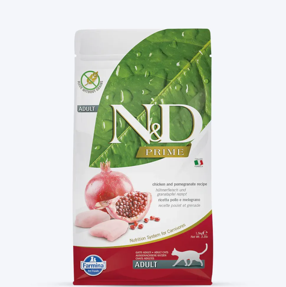 Farmina N&D Chicken & Pomegranate Grain Free Adult Dry Cat Food