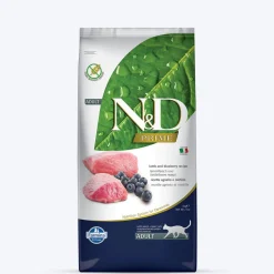 Farmina N&D Lamb & Blueberry Grain Free Adult Dry Cat Food