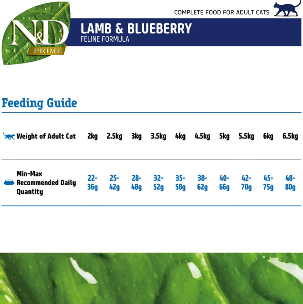 Farmina N&D Lamb & Blueberry Grain Free Adult Dry Cat Food