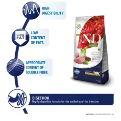 Farmina N&D Quinoa Digestion Grain Free Lamb Fennel & Mint Adult Dry Cat Food
