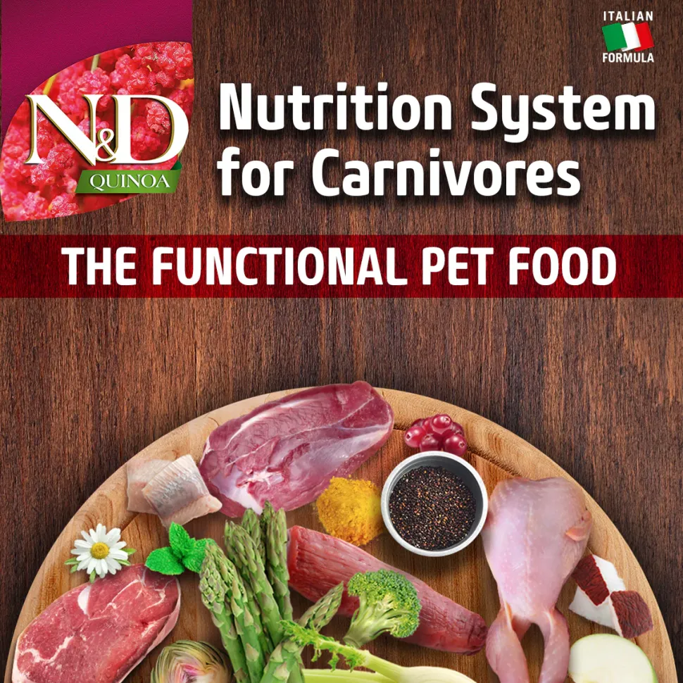 Farmina N&D Quinoa Weight Management Grain Free Cat Dry Food - Lamb, Broccoli & Asparagus