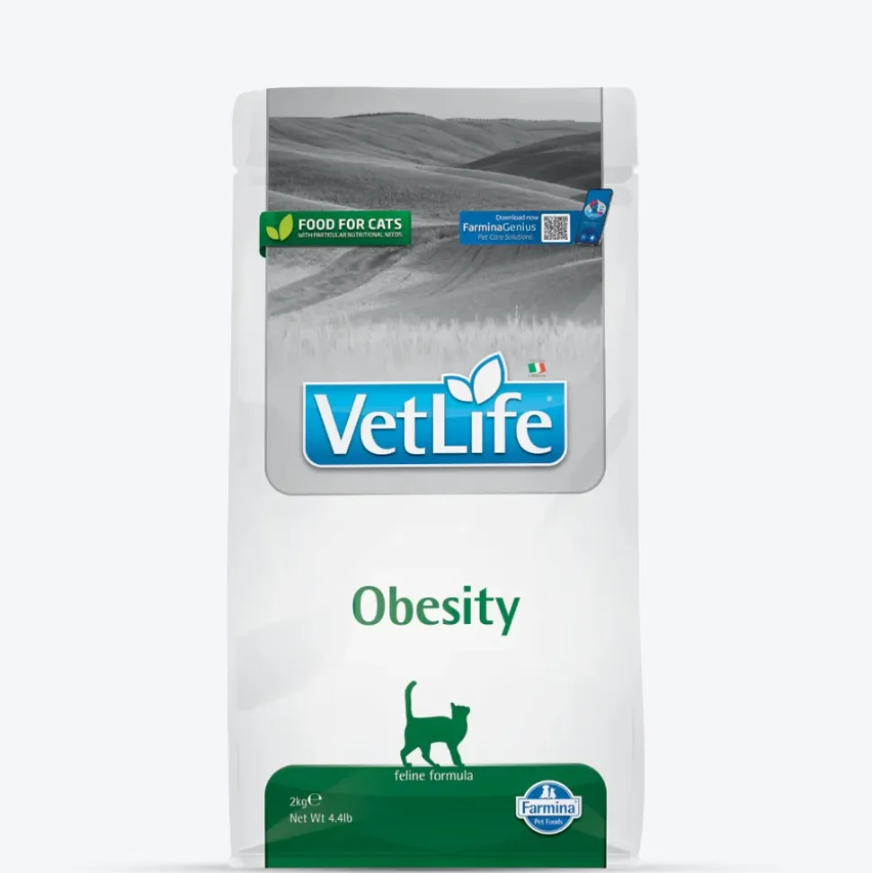 Farmina Vet Life Obesity Feline Formula Dry Food For Cat - 2Kg