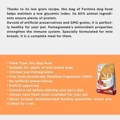 Farmina N&D Ancestral Grain Mini Breed Dry Adult Dog Food - Chicken & Pomegranate