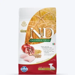 Farmina N&D Ancestral Grain Mini Breed Dry Puppy Food - Chicken & Pomegranate
