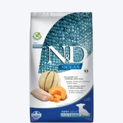Farmina N&D Ocean COD Pumpkin& Cantaloupe Melon Grain Free Mini Breed Dry Puppy Food