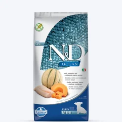 Farmina N&D Ocean COD Pumpkin& Cantaloupe Melon Grain Free Mini Breed Dry Puppy Food