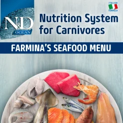 Farmina N&D Ocean COD Pumpkin& Cantaloupe Melon Grain Free Mini Breed Dry Puppy Food