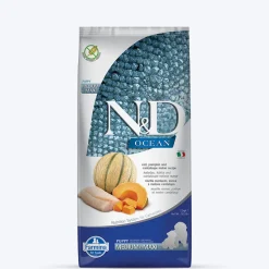Farmina N&D Ocean COD Pumpkin & Cantaloupe Melon Grain Free Medium & Maxi Breed Dry Puppy Food