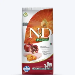 Farmina N&D Pumpkin Chicken & Pomegranate Grain Free Medium & Maxi Breed Dry Adult Dog Food