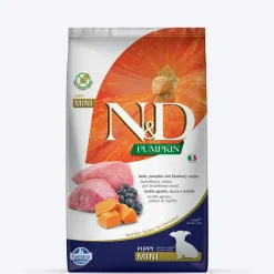 Farmina N&D Pumpkin Lamb & Blueberry Grain Free Mini Breed Dry Puppy Food