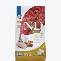 Farmina N&D Quinoa Quail, Coconut & Turmeric (Skin & Coat) Medium & Maxi Breed Dry Adult Dog Food