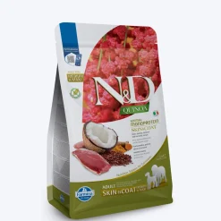 Farmina N&D Quinoa (Skin & Coat) Duck, Coconut & Turmeric Grain Free Medium & Maxi Breed Dry Dog Food