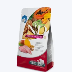 Farmina N&D Tropical Selection Chicken, Spelt, Oats & Tropical Fruits Medium & Maxi Breed Dry Adult Dog Food