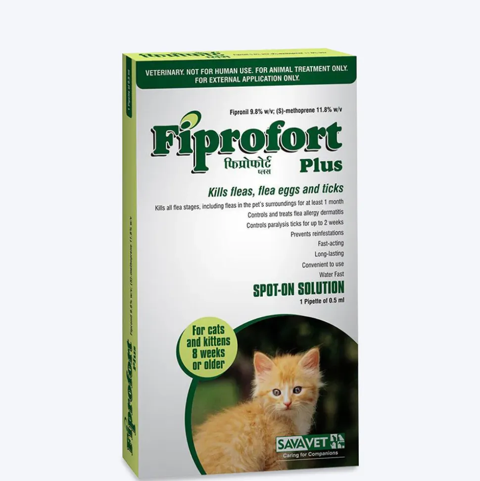 Fiprofort Plus Spot-on For Cats and Kittens (8 weeks or older) - 0.5 ml