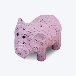 FOFOS Elephant Latex Squeaker Chew Toy For Dog - Purple