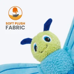 FOFOS Jumbo Butterfly Plush Toy For Dog - Blue