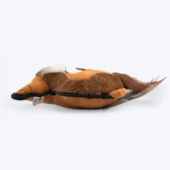 FOFOS Lion Safari Line Squeaky Plush Toy For Dog - Brown