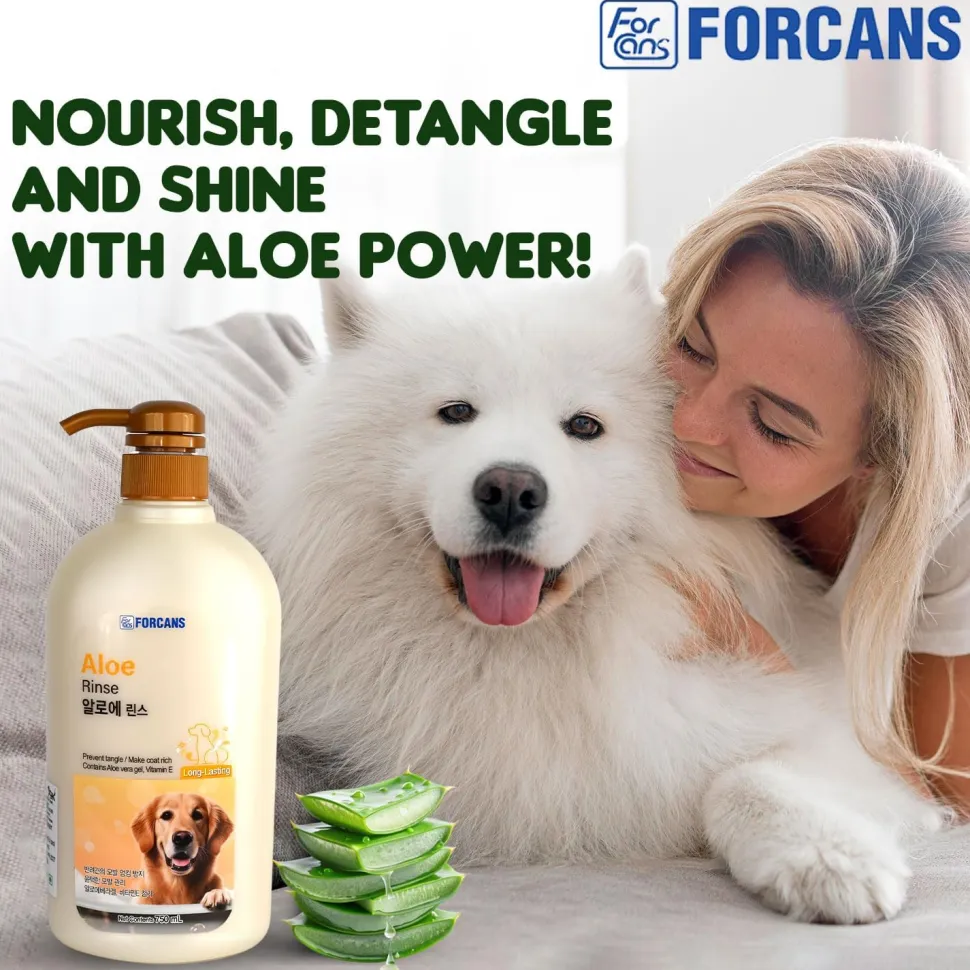 Forcans Aloe Rinse Conditioner For Dog - 750 ml