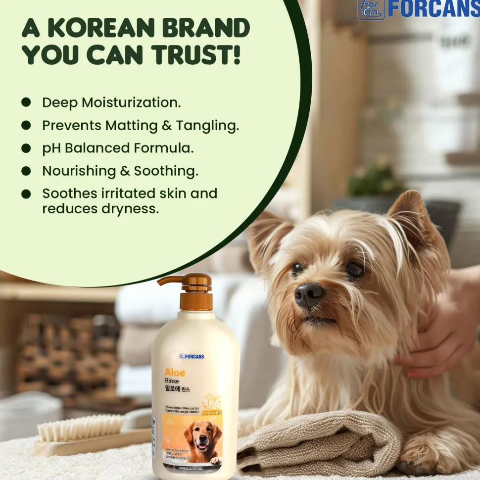 Forcans Aloe Rinse Conditioner For Dog - 750 ml