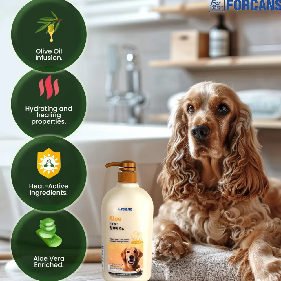 Forcans Aloe Rinse Conditioner For Dog - 750 ml