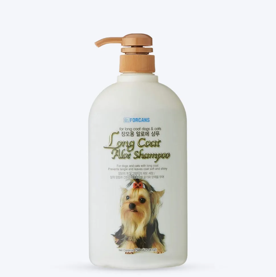 Forcans Long Coat Aloe Shampoo For Dog
