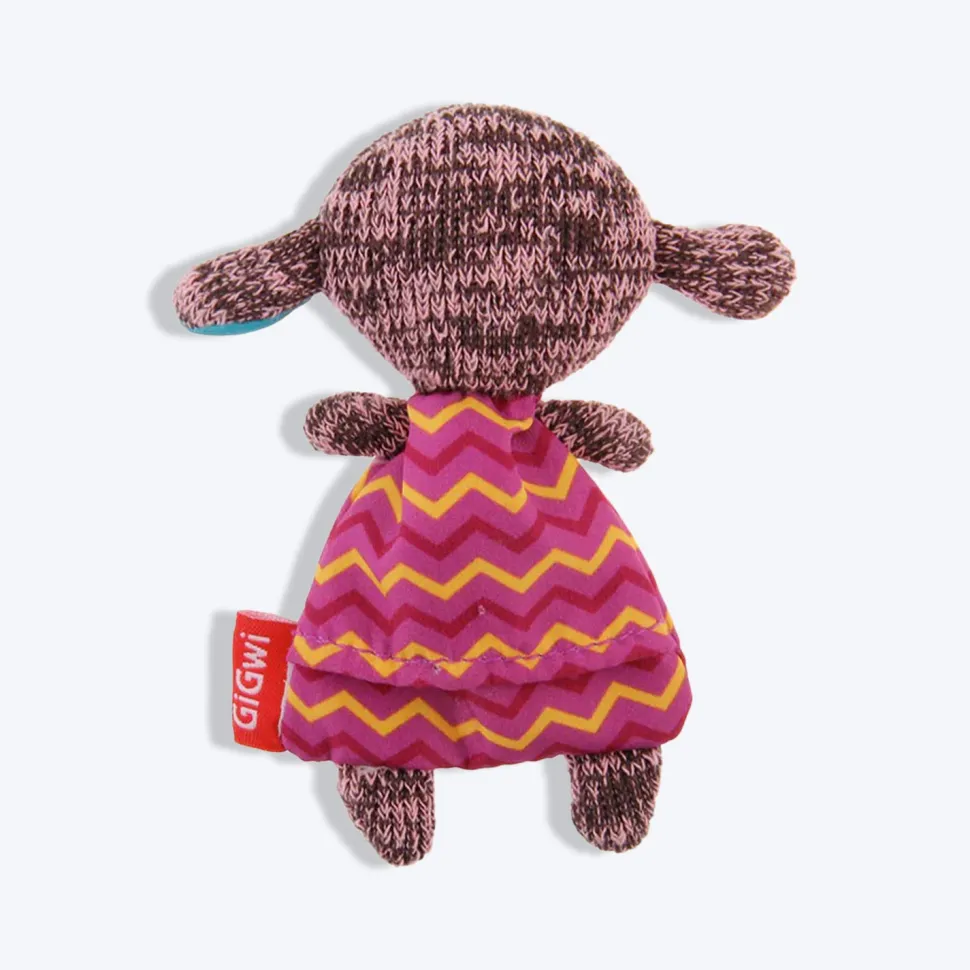 GiGwi Sheep Cat Toy - Refillable Catnip with 3 Catnip Tea Bags