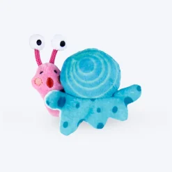 GiGwi Shining Friends Snail with Activated LED Light & Catnip Inside Toy For Cat