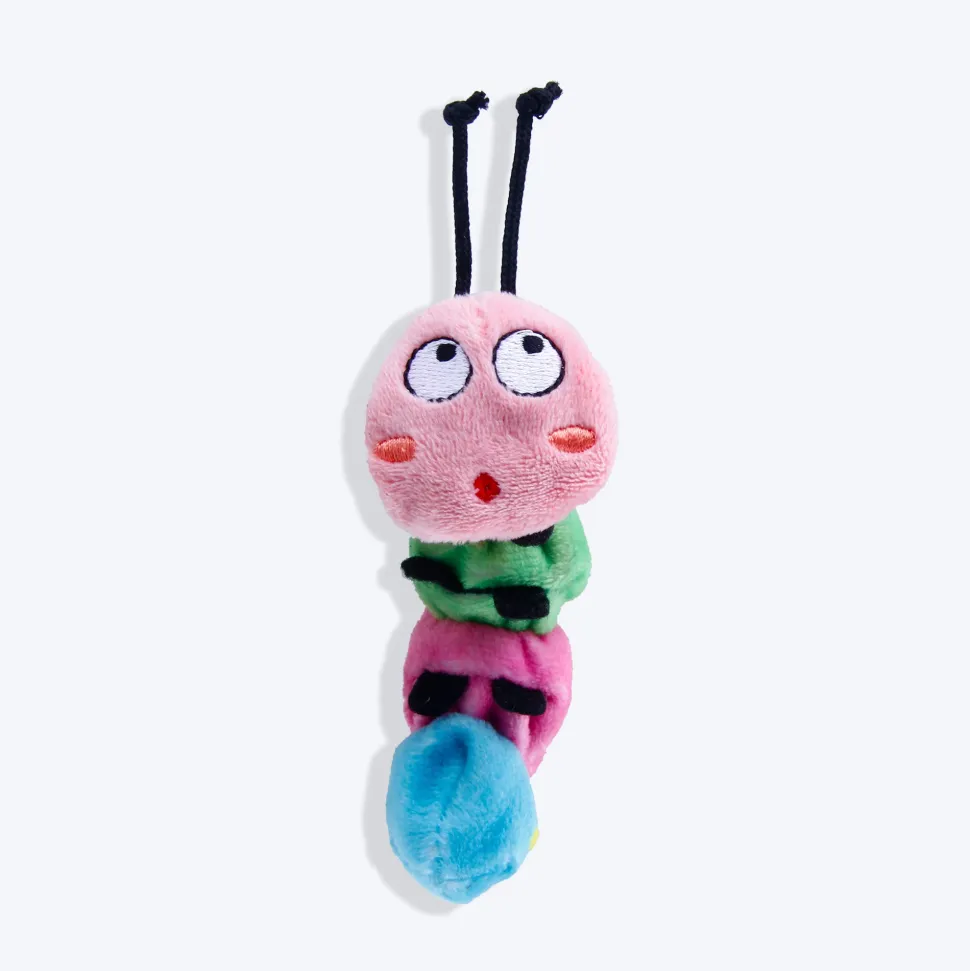 GiGwi Thirsty Catnip Cat Toy - Caterpillar Filled with 100% organic Catnip inside