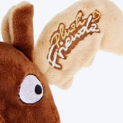 GiGwi Friendz Dog Plush Toy - Deer (with Foam Rubber Ring and Squeaker)