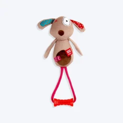 GiGwi Friendz Dog Plush Toy - Dog (with TPR Johnny Stick)