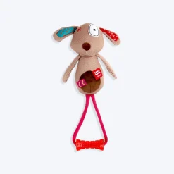 GiGwi Friendz Dog Plush Toy - Dog (with TPR Johnny Stick)