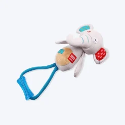 GiGwi Friendz Dog Plush Toy - Elephant (with TPR Johnny Stick)