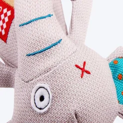 GiGwi Friendz Dog Plush Toy - Elephant (with TPR Johnny Stick)