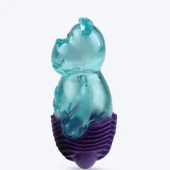 GiGwi Suppa Puppa Dog Toy - Hippo - Blue/Purple