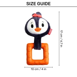 GiGwi Suppa Puppa Pengiun With Squeaker Inside Dog Toy - Small